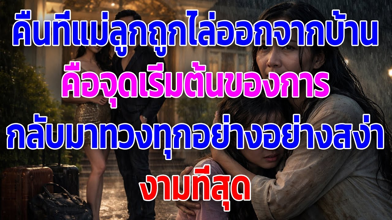 คืนที่แม่ลูกถูกไล่ออกจากบ้าน คือจุดเริ่มต้นของการกลับมาทวงทุกอย่างอย่างสง่างามที่สุด