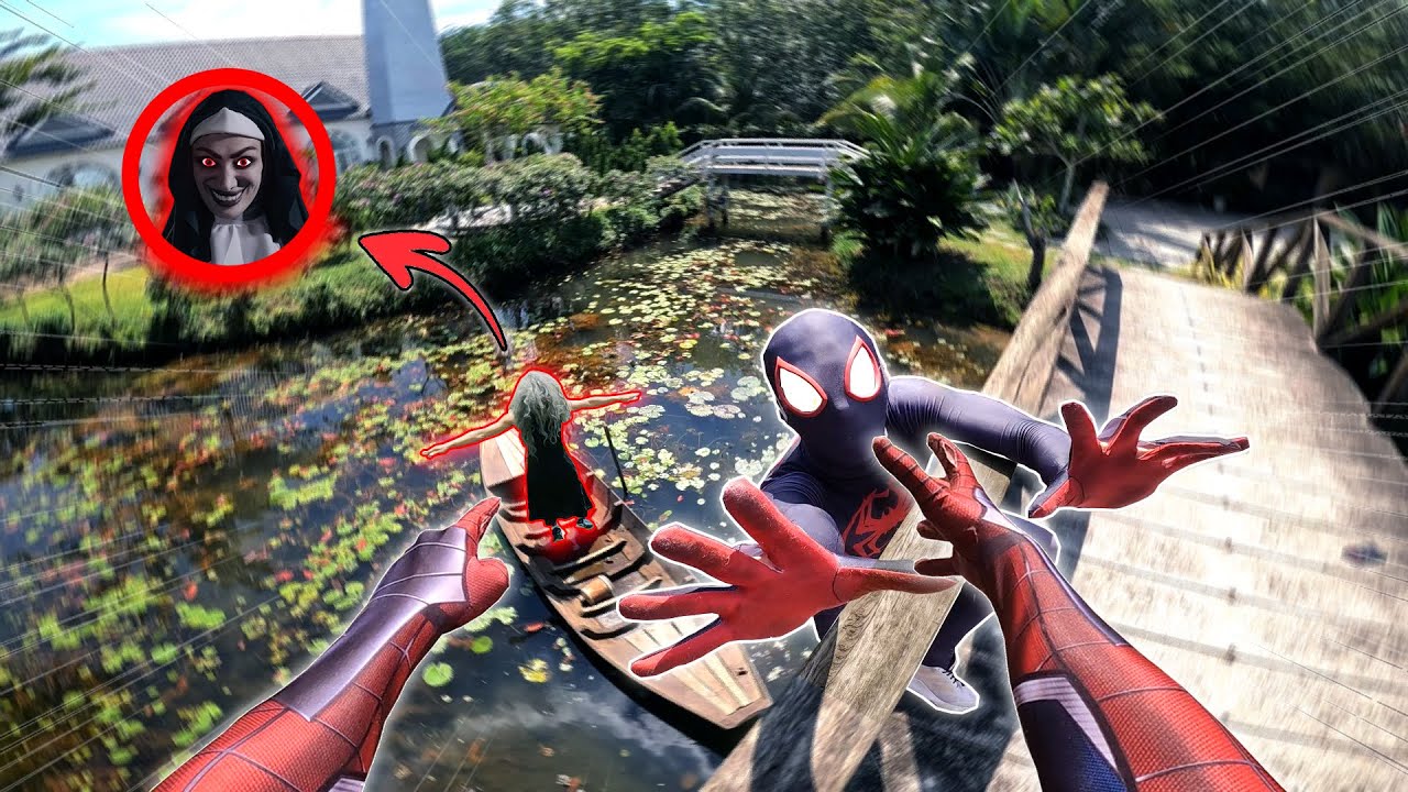 Epic Chase: Sebian vs Spider-Man POV 😱 (FUNNY VIDEO)