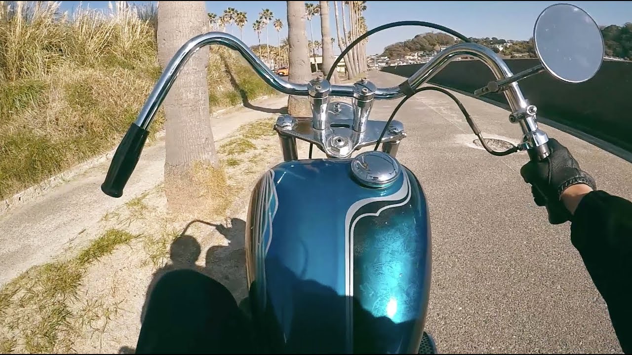 Panhead chopper ride Gopro - Harley Davidson -
