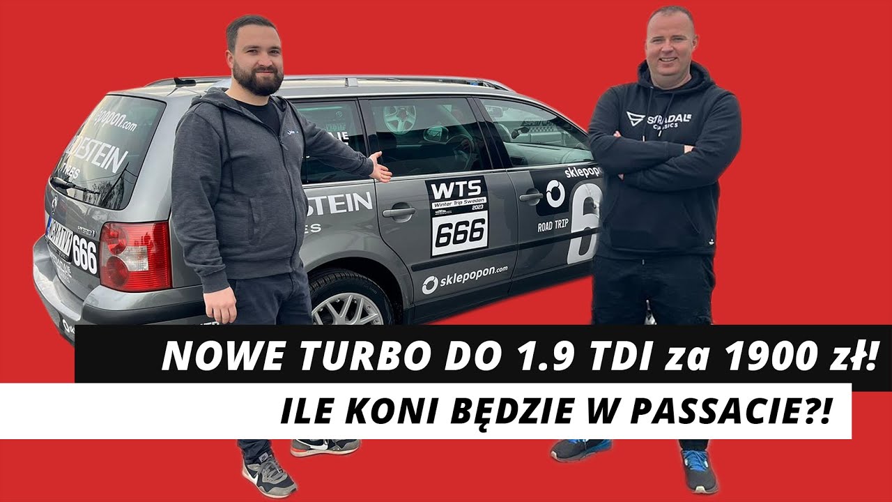 Sprawdzamy nową NIEORYGINALNĄ TURBOSPRĘŻARKĘ do 1.9TDI w Passacie @STRADALEClassicspoland !