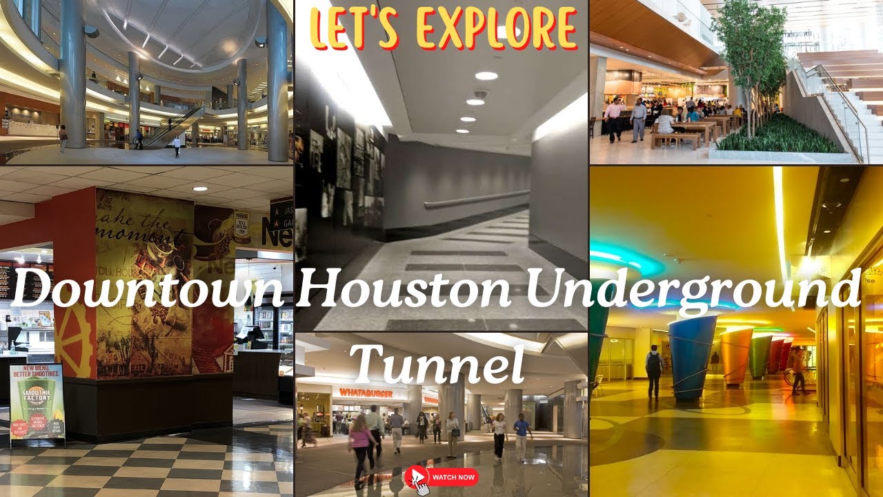 Let's explore Downtown Houston Underground Tunnel System, Houston, Texas