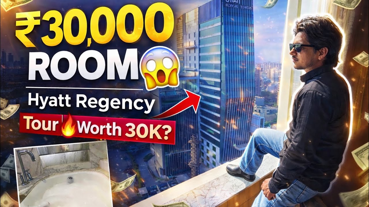 Hyatt Regency Gurugram 30,000 RoomTour | Is It Worth 30K Per Night?