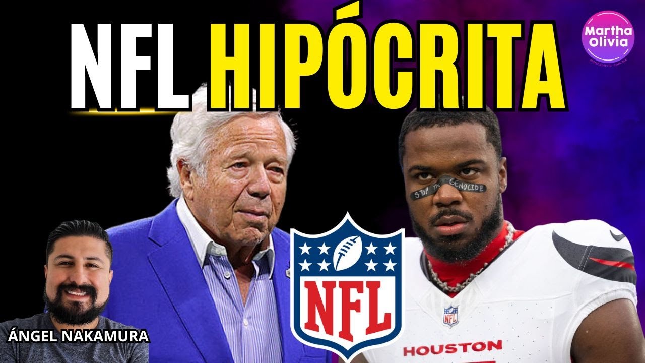 NFL hipócrita: apoyar a Israel no se castiga, denunciar Gaza sí