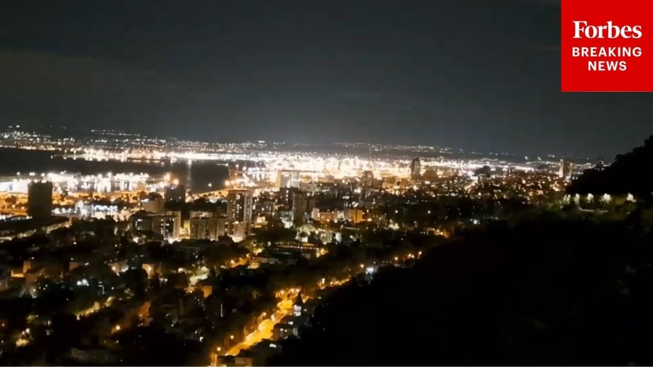 Israel Claims To Intercept Iranian Missile Over City Of Haifa During Ongoing Missile Exchange