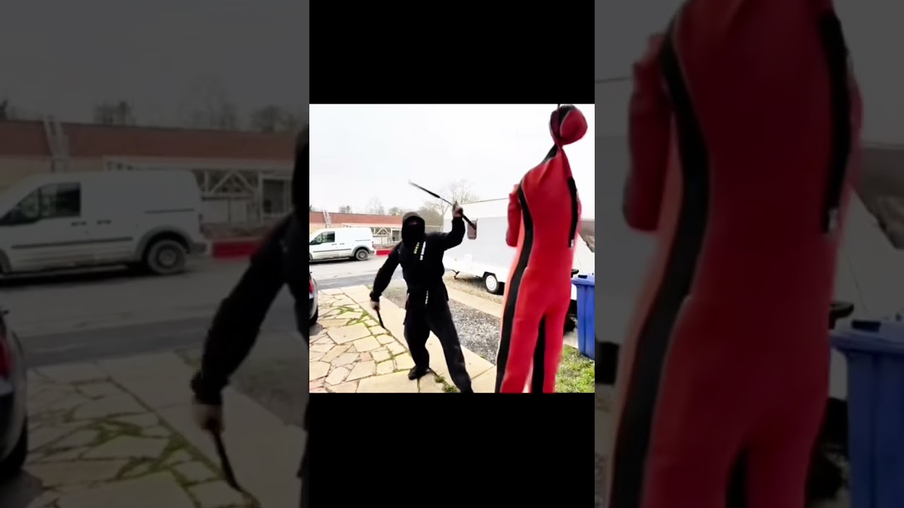 The worlds most dangerous man with double nunchucks 