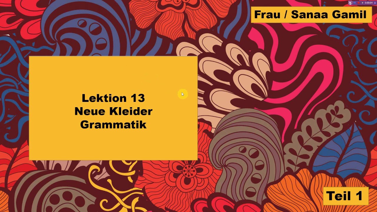 Lektion 13_Teil1_Grammatik