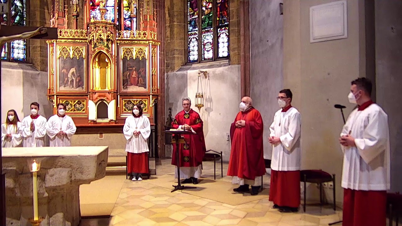 Übertragung der Karfreitagsliturgie 2021 aus der Stadtpfarrkirche St. Johannes in Nabburg