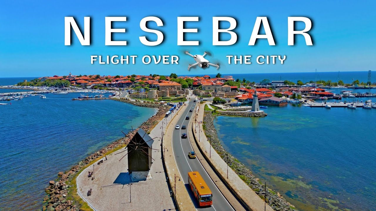 NESEBAR 4K DRONE • OLD TOWN & AQUAPARK NESSEBAR 2024 BULGARIA • НЕСЕБЪР ДРОН 2024