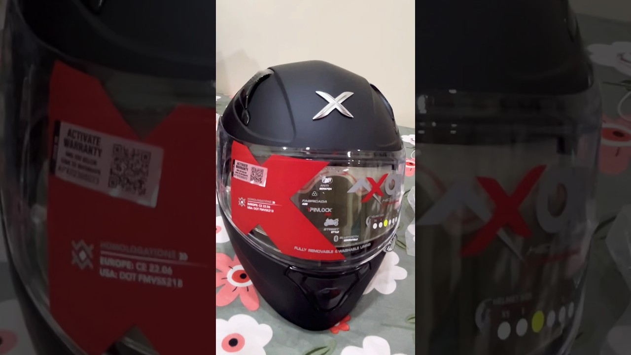 Axor Apex Matte Black Helmet ❤️‍🔥||