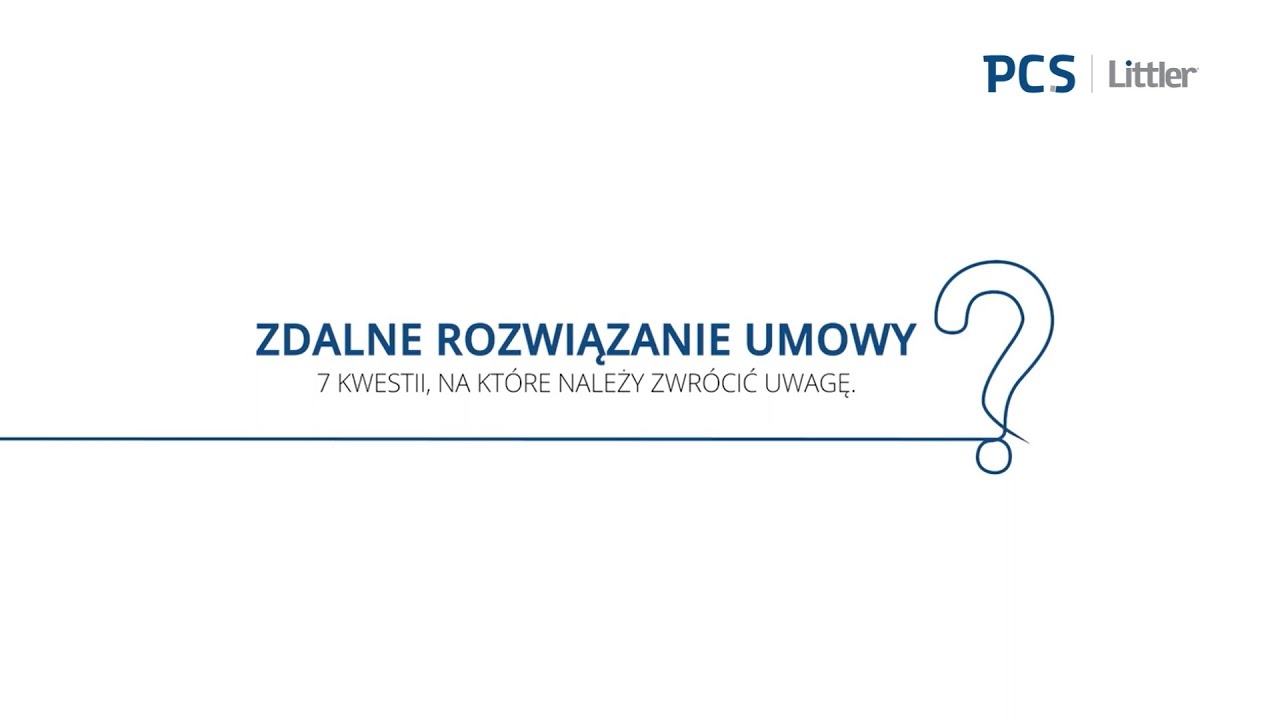 HR TV. Zdalne rozwiązanie umowy: 7 kwestii, na kt&oacute;re należy zwr&oacute;cić uwagę