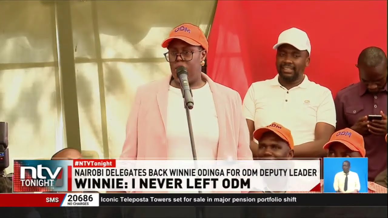 ODM Nairobi delegates endorse EALA MP Winnie Odinga for position of Deputy Party Leader