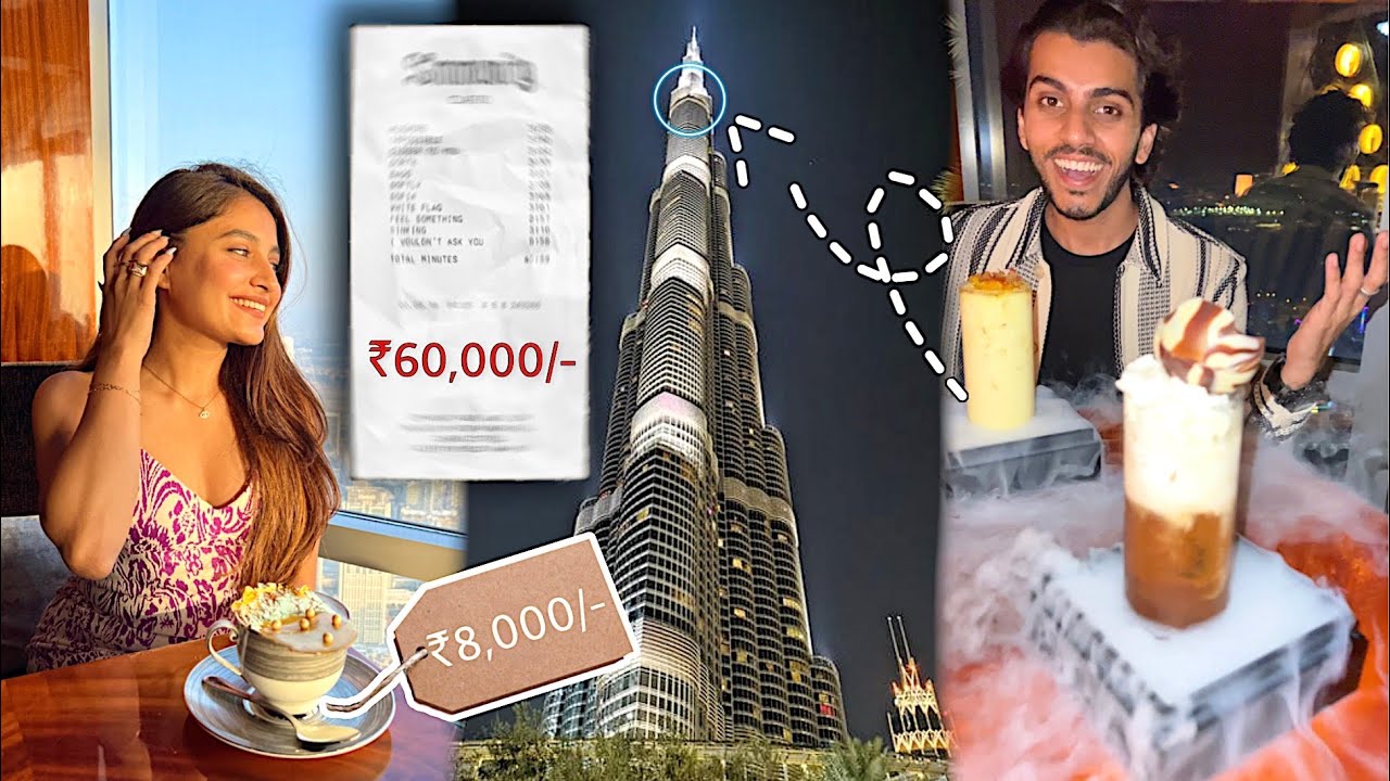 We Spent ₹60,000 For Dinner At Burj Khalifa | Museum Of The Future | Dubai Vlog 7