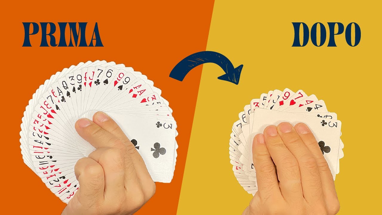 Come fare un ottimo ventaglio con le carte - tutorial + magia