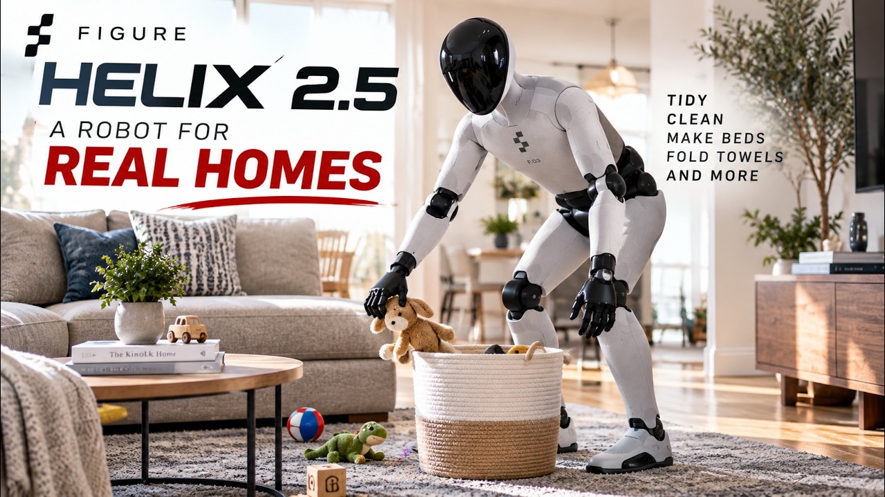 Робот Figure Helix 2.5 работает в домах, в которых никогда раньше не был