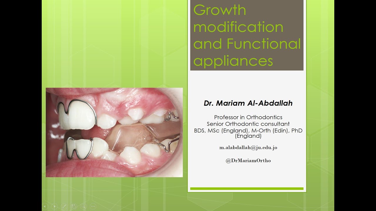 Dr. Mariam Growth Modification & Functional Appliances