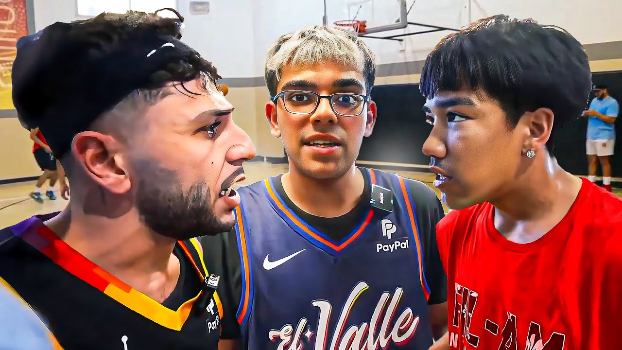 N3on & Brawadis 5v5 Basketball GETS HEATED.. (FIGHT BROKE OUT)