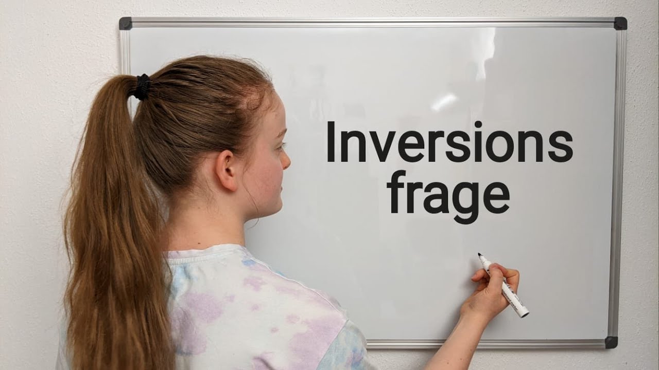 Inversionsfrage (mit Fragewort) / französische Grammatik // quELKEchose