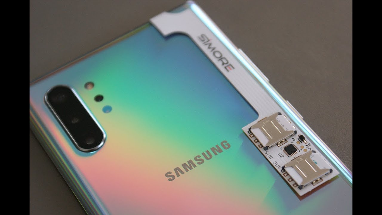 Galaxy Note 10+ Dual SIM adapter converter SIMore Speed ZX Twin Galaxy Note 10+