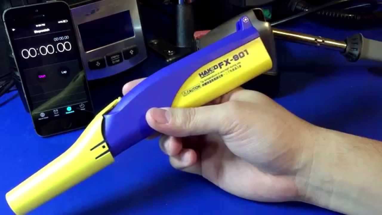 Обзор - Аккумуляторный паяльник Hakko FX-901 (и сравнение) #0015
