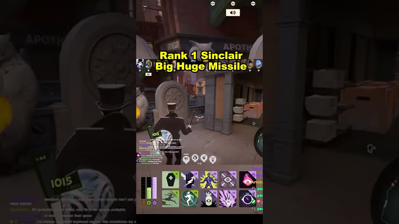 Rank 1 Sinclair Big Missile - Deadlock #deadlock #deadlockshorts #deadlockclips