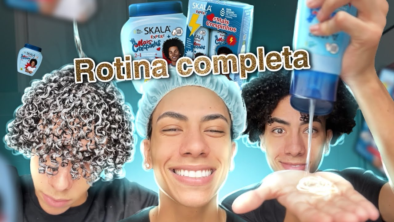 DA LAVAGEM ATÉ A FINALIZAÇÃO/DEDOLISS COM SKALA #MAISCRESPINHOS 🍷🗿