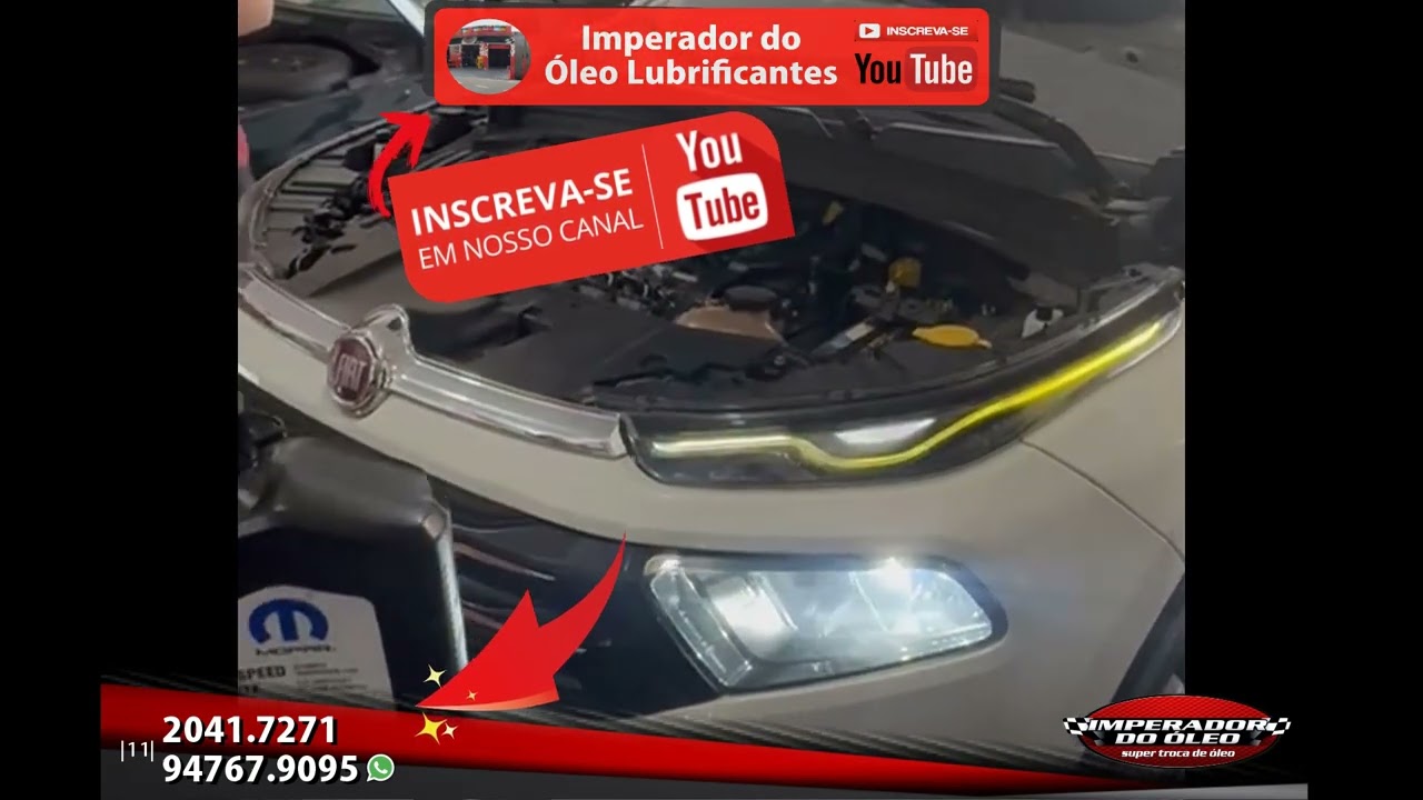 TROCA DE FLUIDO DO CAMBIO AUTOMATICO FIAT TORO DIESEL - IMPERADOR DO OLEO LUBRIFICANTES