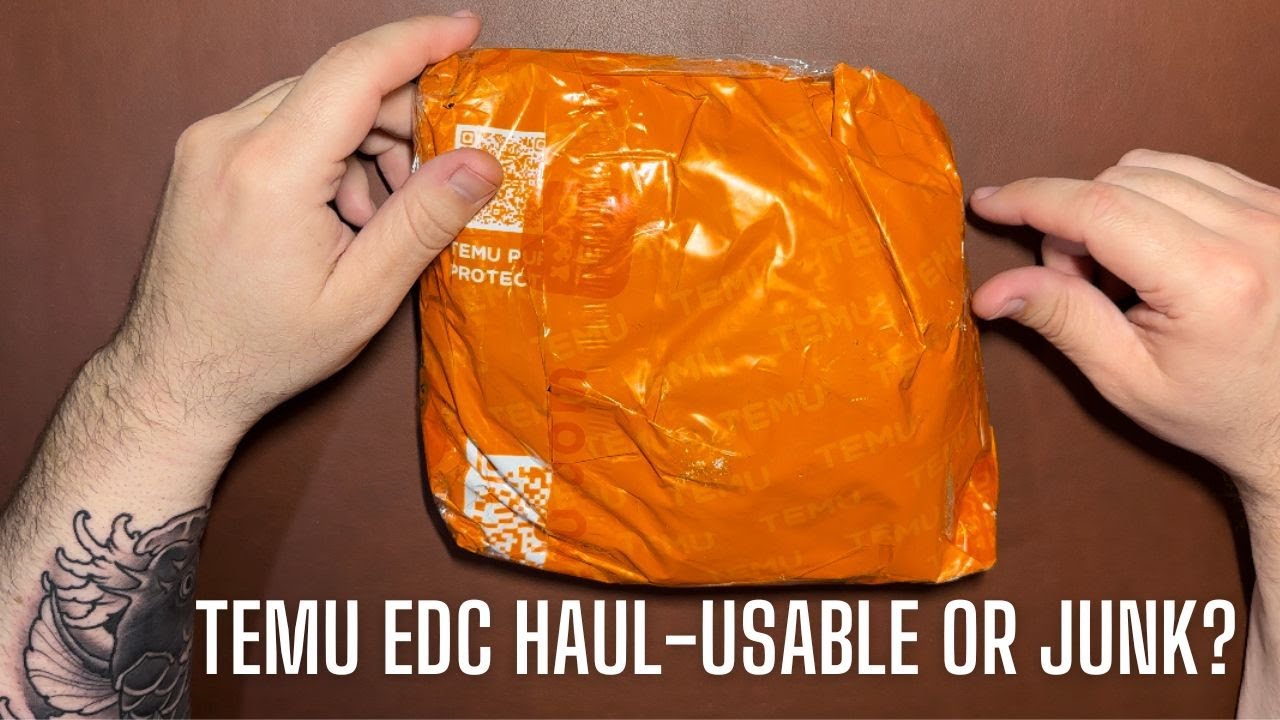 Temu EDC Haul — пригоден для использования или бесполезен?