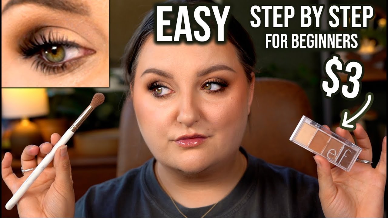 A TRUE BEGINNERS GUIDE TO EYESHADOW | EXTREMELY EASY & IN DEPTH TUTORIAL + LASH APPLICATION