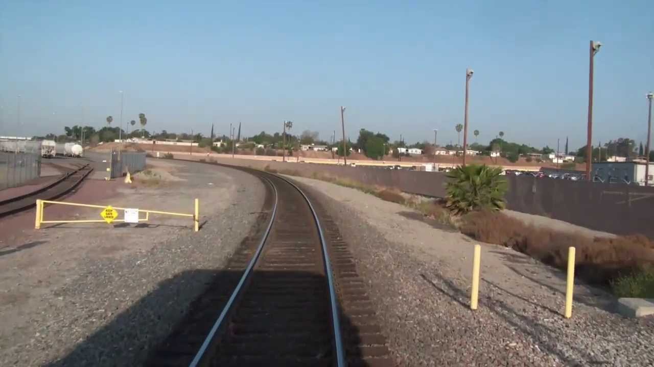 Wyeing ATSF 3751 in San Bernardino HD