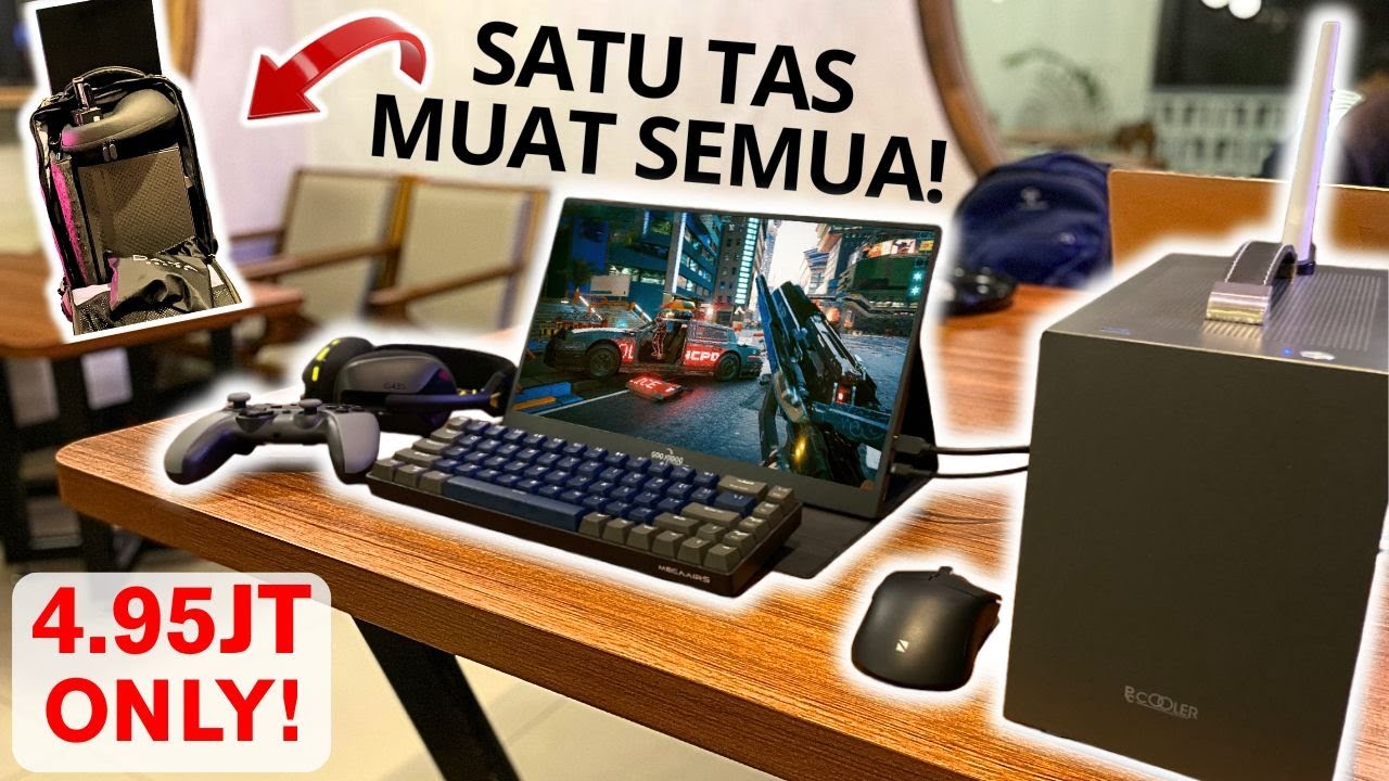 Gua rakit PC buat gaming di cafe | Mini ITX ft. PCCOOLER i100