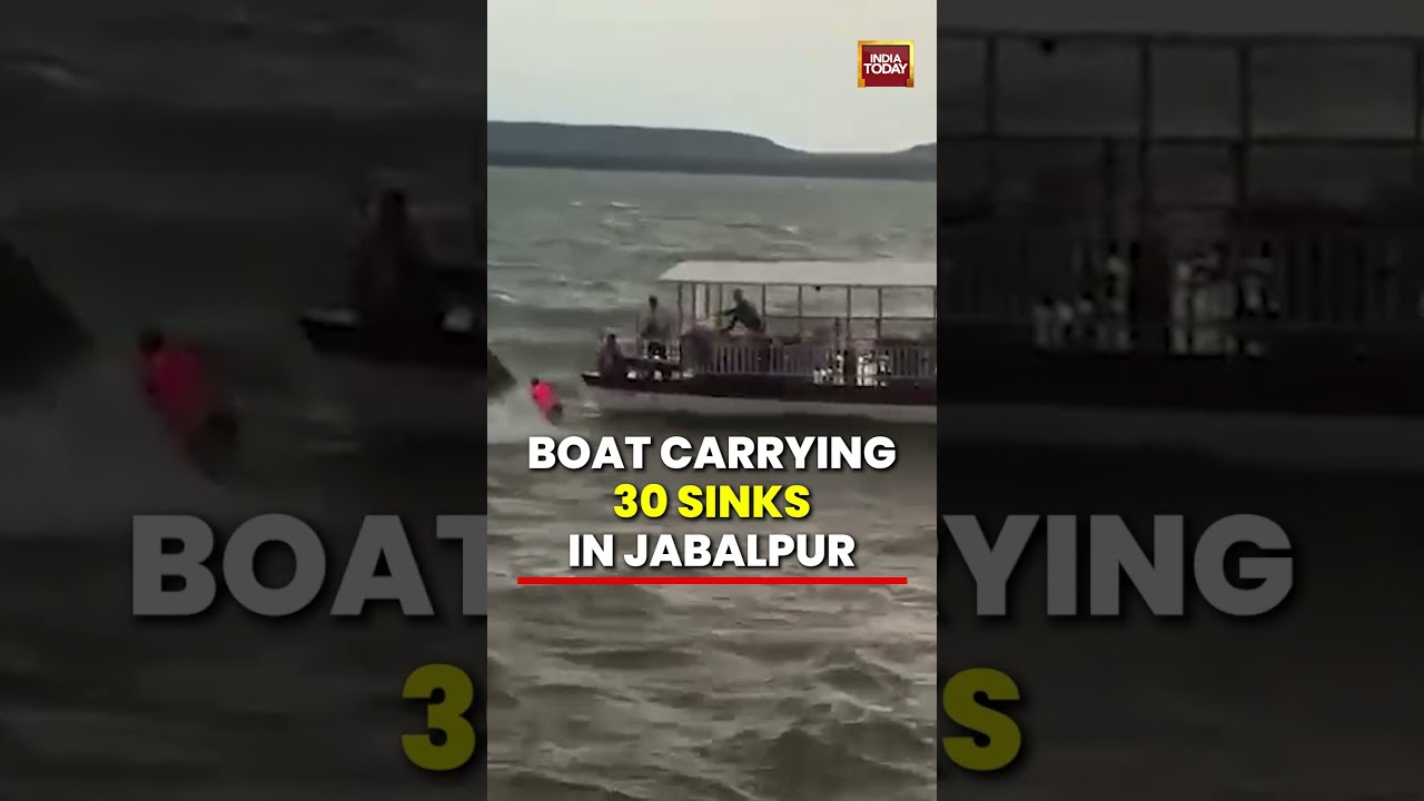 Jabalpur News: Boat Carrying 30 People Sinks In Jabalpur | Massive Rescue Operation On #breakingnews
