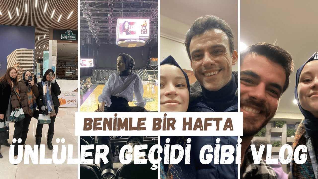 ÜNLÜLER GEÇİDİ GİBİ BİR VLOG!Benimle bir hafta, Salih Bademci'yle tanıştım,Selin Yağcıoğlu/Berk Atan