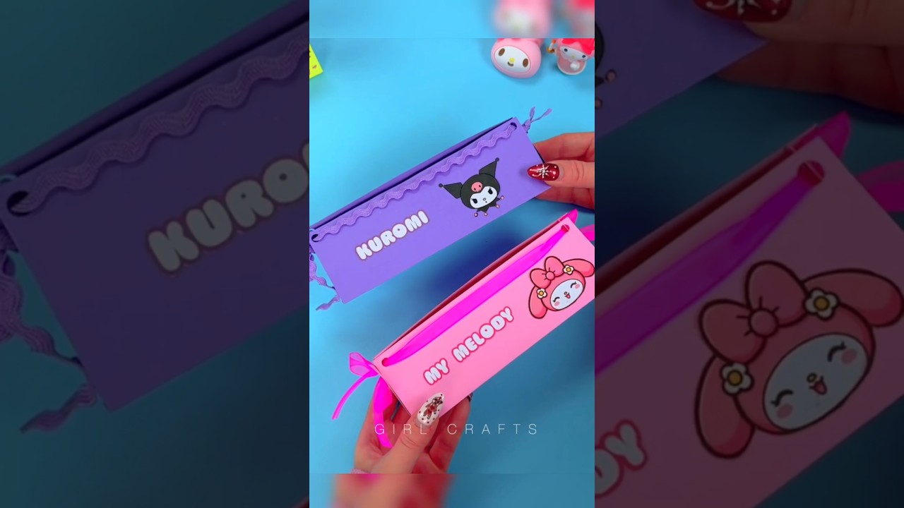 Sanrio Pencil Case #Kuromi #MyMelody #diy #Sanrio #pencilcase