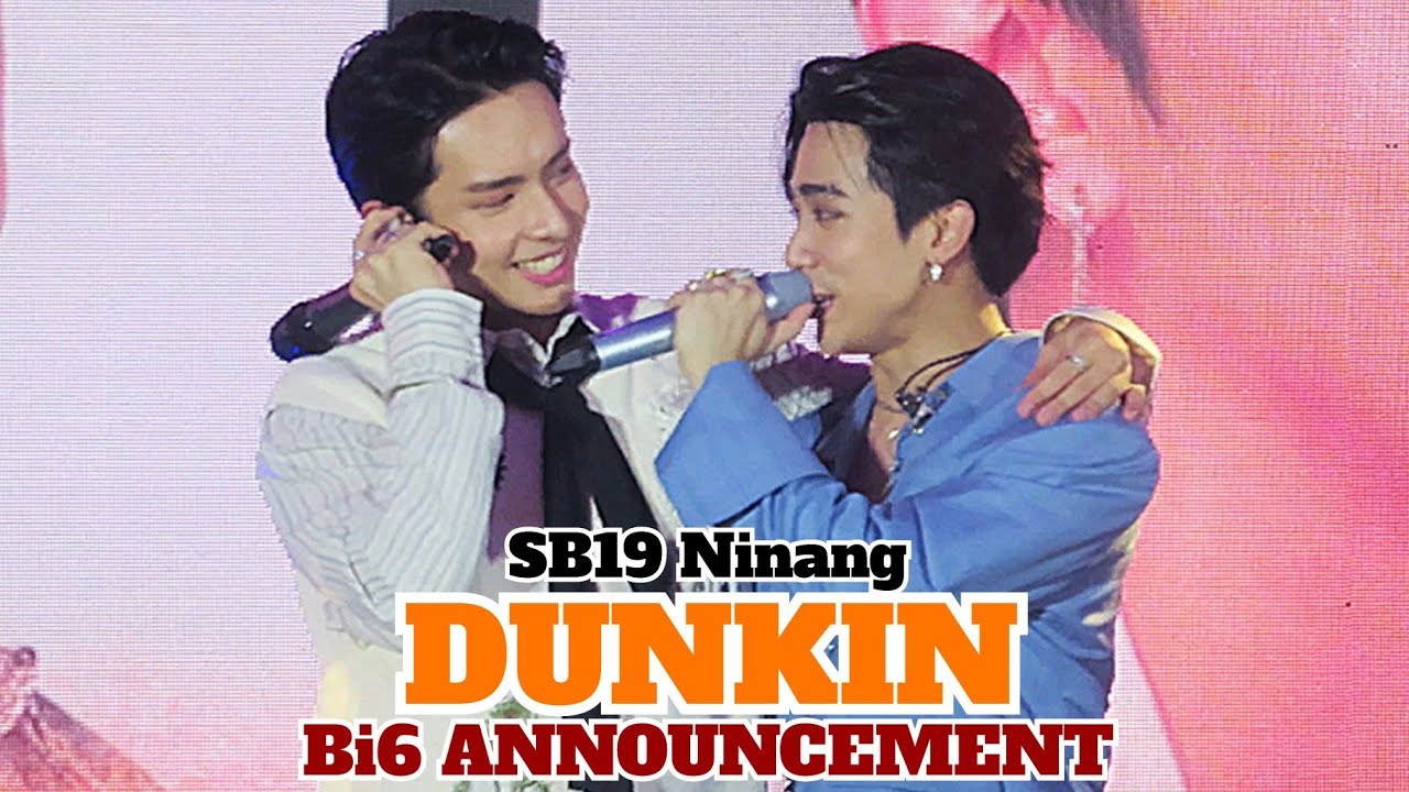 SB19 Justin & Josh May Bi6 ANNOUNCEMENT | Dunkin Thanksgiving Concert