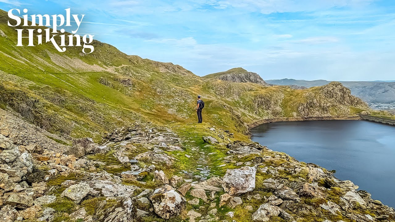 Virtual Hike Snowdonia: Llyn Stwlan Reservoir, Eryri National Park | 4K Welsh Scenery