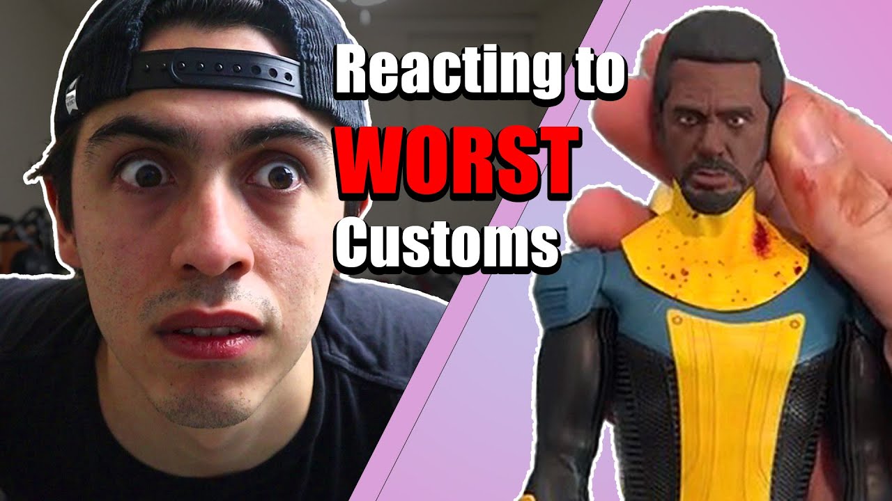 Reacting to TIKTOK CUSTOMS action figures PART 2