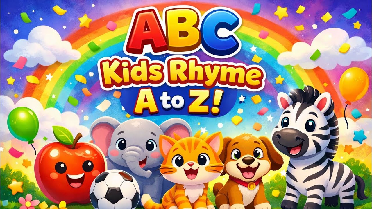 ABC Song A to Z | Learn Alphabets with Fun Cartoons | #ABCSong#AlphabetSong#AToZ#KidsLearning #abcd