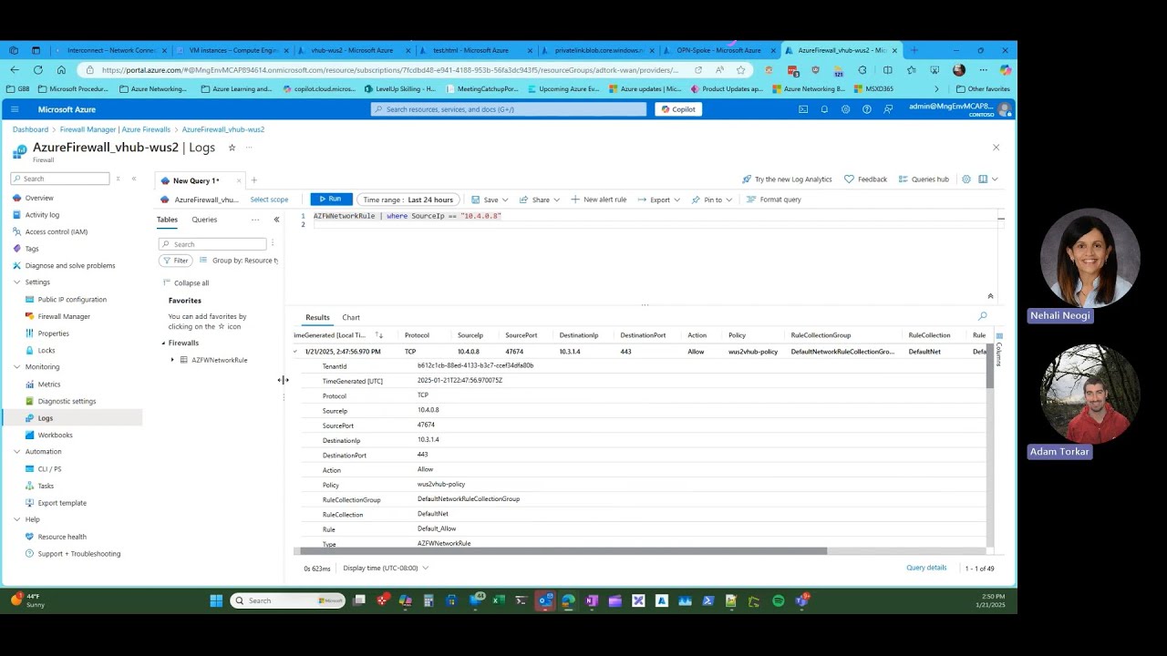 (Part 12) Private Endpoint in Azure Virtual WAN with Azure Firewall