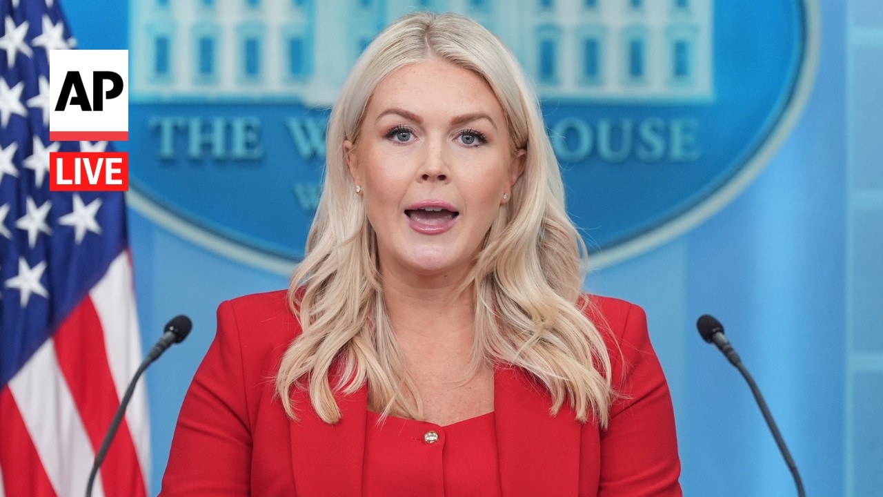 LIVE: White House press briefing with Karoline Leavitt