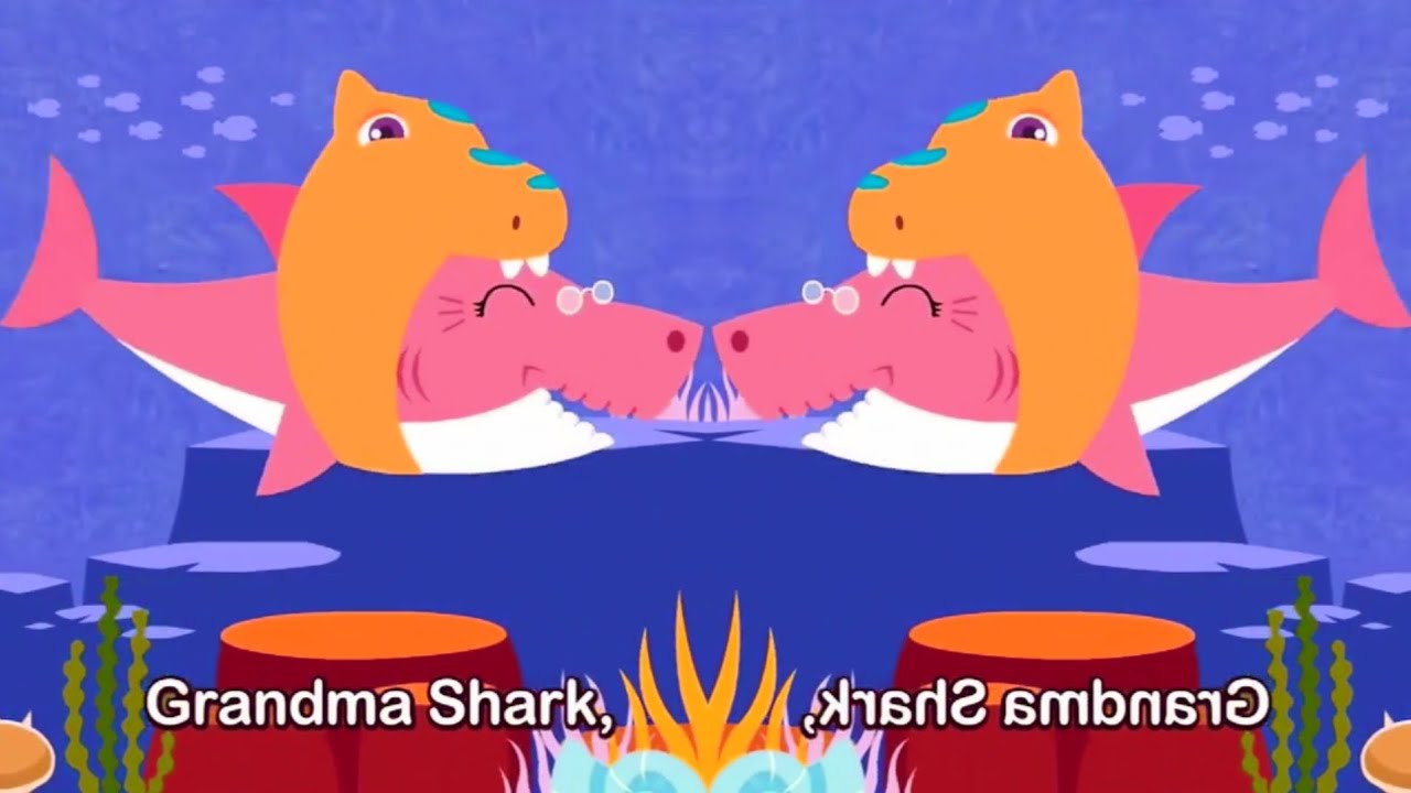 Baby Shark|| Grandma Shark Wearing Dinosaur Mascot 