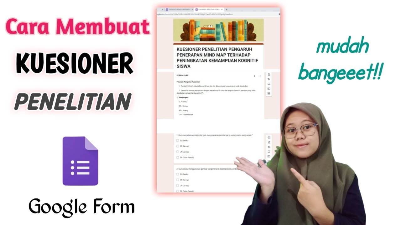 Cara Membuat Kuesioner Penelitian di Google Form dengan Mudah || Penelitian Kuantitatif
