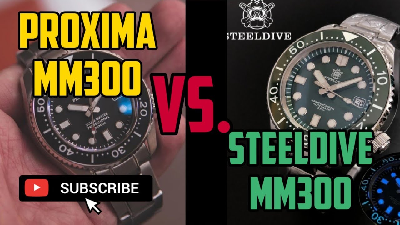 SteelDive MM300 Vs. Proxima MM300 - Comparison | The Watcher