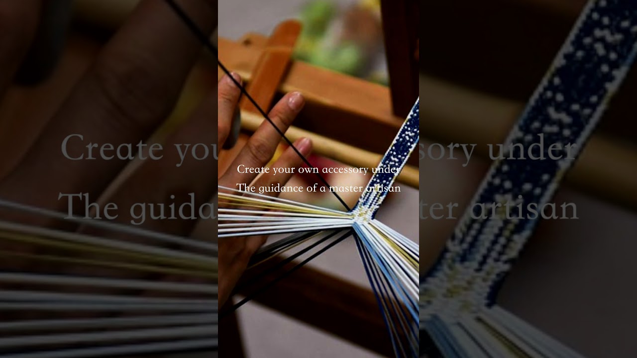 Private Tour and Traditional Braiding Workshop at Domyo Braid Shop #wabunka #japan