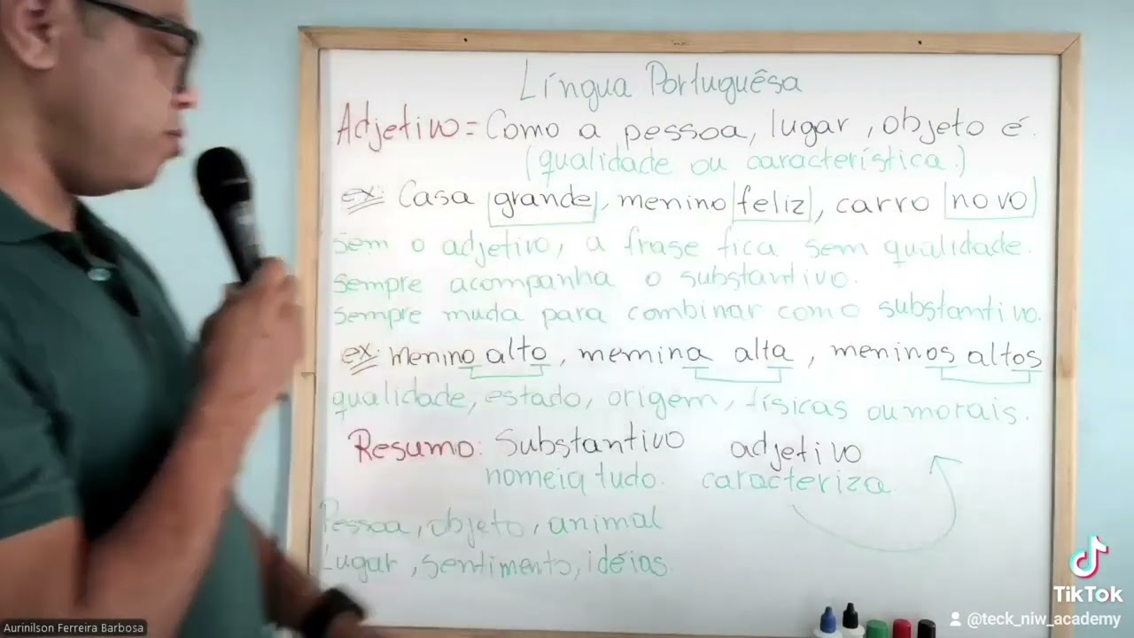 Língua portuguesa adjetivo