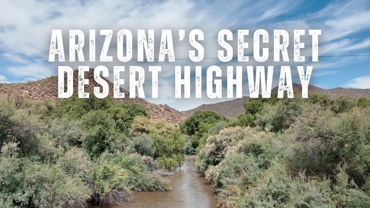 Scenic Arizona Desert Drive: Queen Creek to Florence Kelvin Highway & Kelvin Bridge