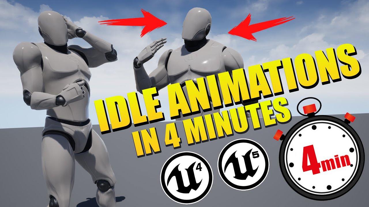 Unreal Engine - Random Idle Animation In 4 Minutes (Tutorial)
