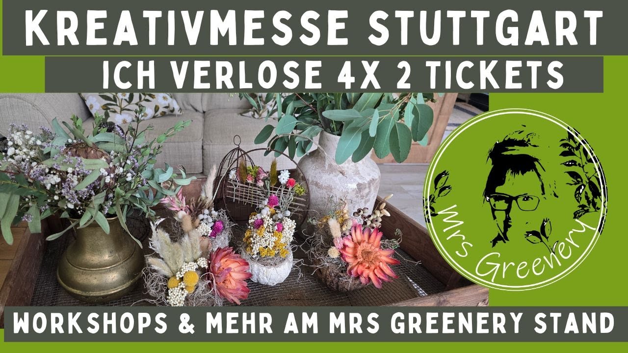 Besucht mich auf der Kreativmesse Suttgart dieses Wochenende: Ticket-Verlosung!