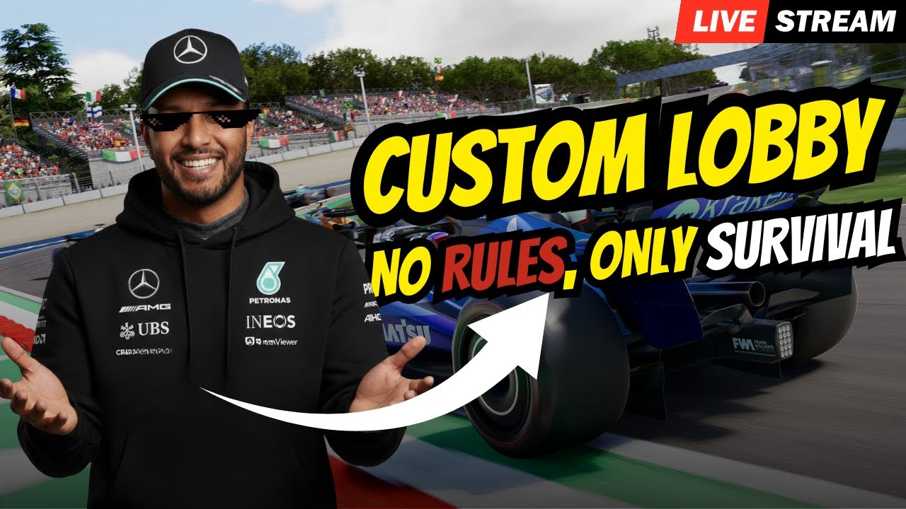 CUSTOM LOBBY NO RULES HERE #racewithkrl #f125 #f125live #f125esports #f1tamil