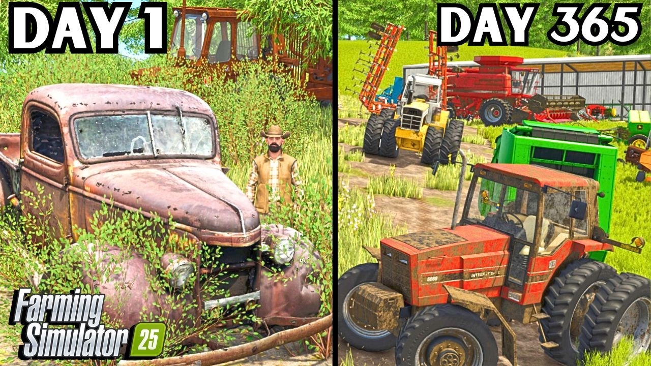 Can Two Broke Friends Pay Off a Million Dollar Farm Loan?  Farming Simulator 25