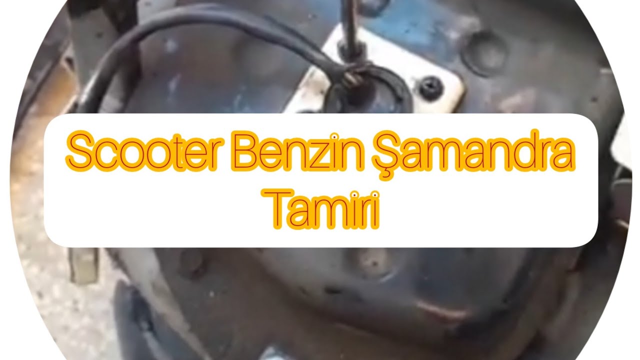 SCOOTER BENZİN ŞAMANDRA TAMİRİ NASIL YAPILIR. KENDİN YAP.